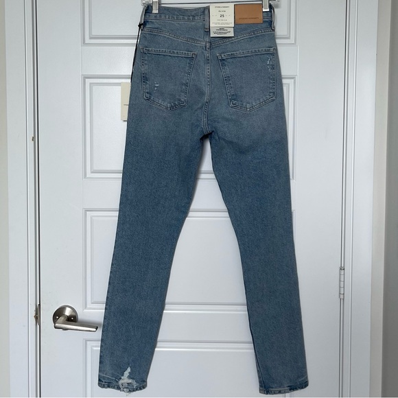 Olivia High Rise Slim Jeans in Santorini - Picture 6 of 8